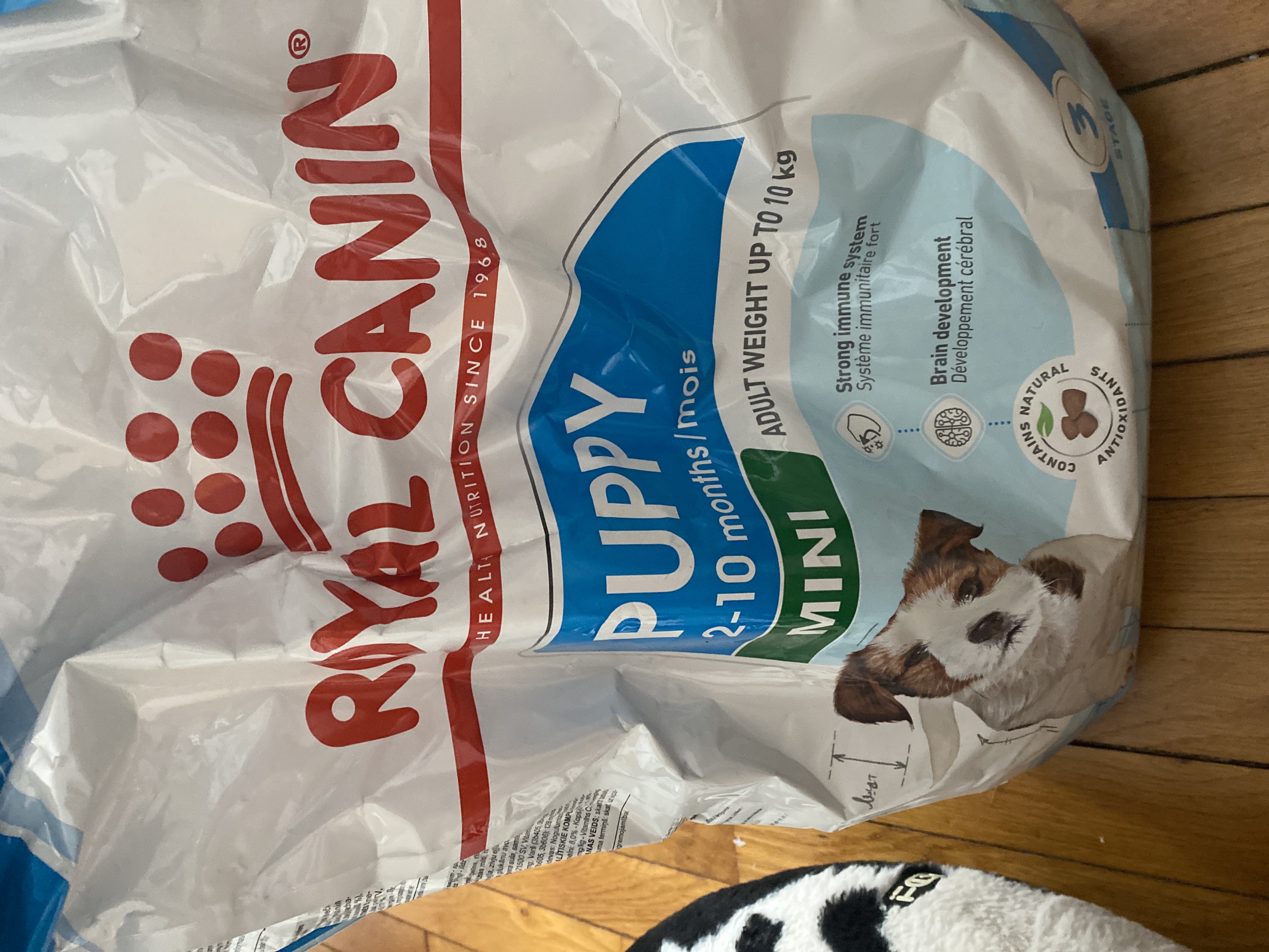 Sac de croquette royal canin puppy mini