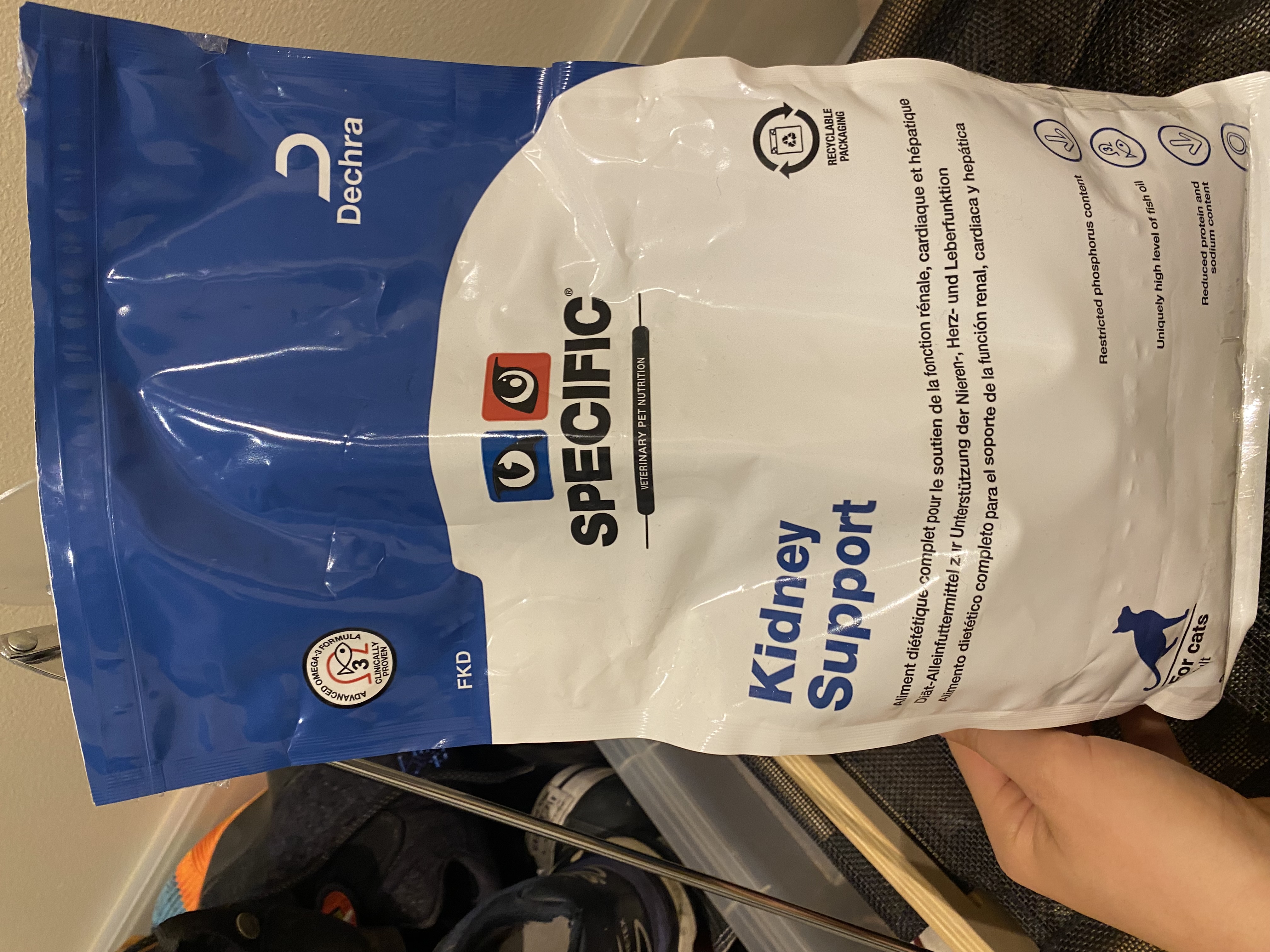 1Sac Croquettes ouverte une fois